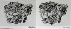 1997 Chevrolet Corvette 5.7L V8 LS1 Engine Lot of Press Photos