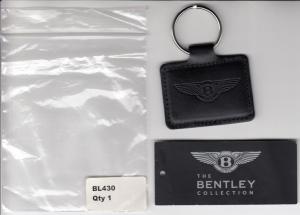 2005 Era Bentley Flying B Leather Keychain from The Bentley Collection