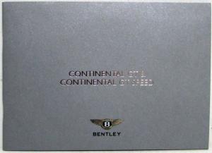 2007 Bentley Continental GT and Continental GT Speed Media Information Press Kit