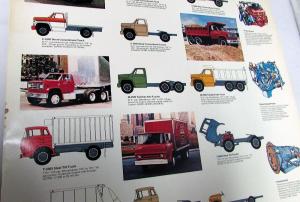 1977 GMC Trucks Dealer Medium Duty Showroom Poster Features & Models Large Orig