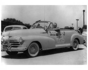 1948 Chevrolet Fleetmaster Six Indy 500 Official AAA Car Press Photo 0580