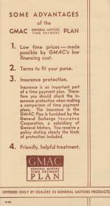 1930s General Motors Compare the Time Price - GMAC Financing Brochure