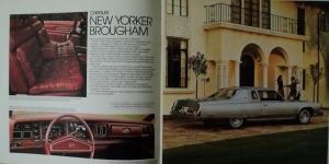 NOS 1977 Chrysler New Yorker Town & Country Newport XL Sales Brochure