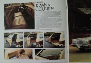 NOS 1977 Chrysler New Yorker Town & Country Newport XL Sales Brochure