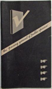 1930s General Motors The Proving Ground of Public Opinion Survey