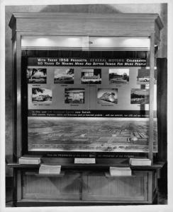 1958 General Motors Ads in Christian Science Monitor Display Case Photo 0050