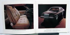 1983 Chrysler Imperial Oversized Dealer Sales Brochure