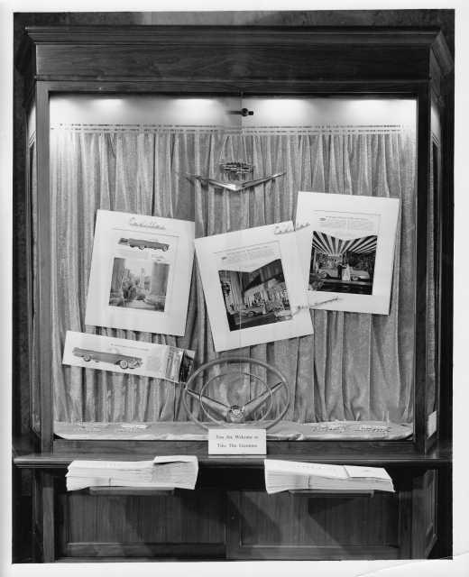1957 Cadillac Ads in Christian Science Monitor Display Case Photo 0055