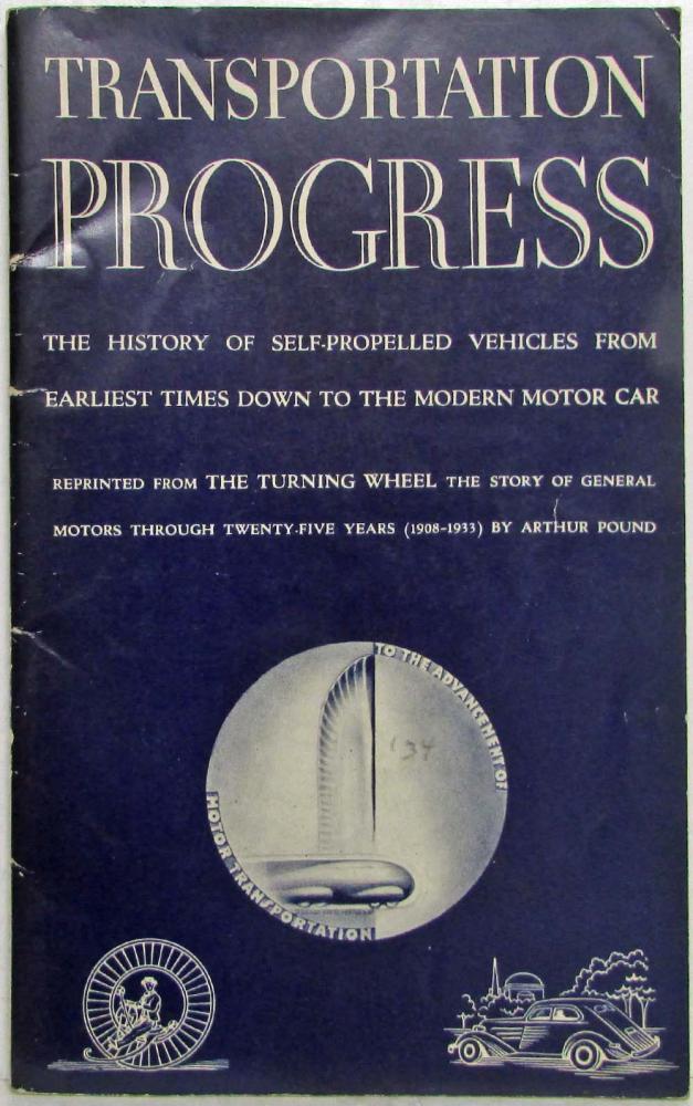 1934 GM Through 25 Years - Transportation Progress Booklet