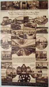 1934 General Motors Exhibit Century of Progress at Worlds Fair Folder - Chicago