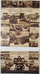 1934 General Motors Exhibit Century of Progress at Worlds Fair Folder - Chicago