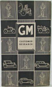 1935 General Motors The Story of Knee Action Booklet - Front Wheel Suspension