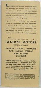 1936 General Motors Saving the Finish a Care of Automobile Finishes Sales Folder