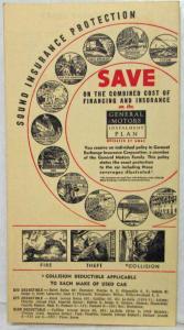 1936 General Motors Saving the Finish a Care of Automobile Finishes Sales Folder