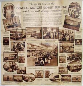 1933 General Motors Exhibit Century of Progress at Worlds Fair Folder - Chicago