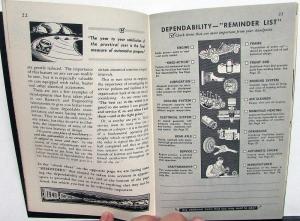 1939 General Motors Motorists Handbook Buyers Guide Original