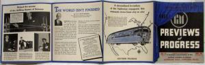 1940 General Motors Previews of Progress Traveling Presentation Souvenir Program