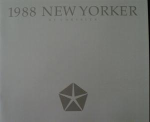 1988 Chrysler New Yorker and New Yorker Landau Sales Brochure