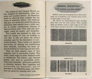 1950 General Motors Fisher Body Good Housekeeping in Your Car Brochure
