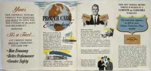 1950 General Motors Facts of the Matter Folder - 24 Mo 24 Thousand Mi Warranty