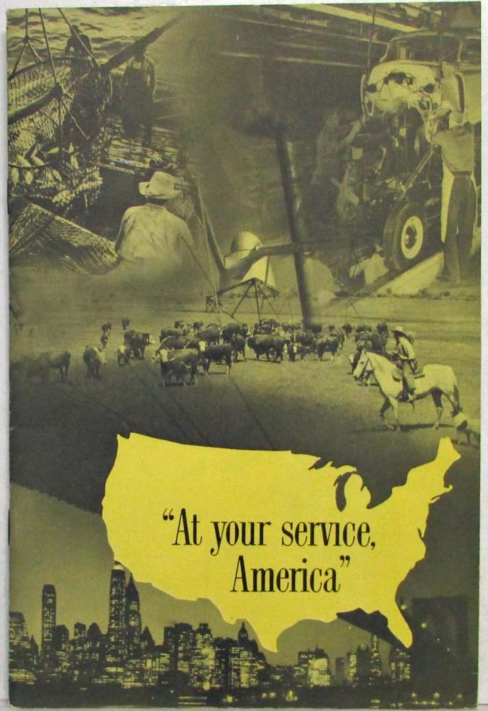 1950 General Motors At Your Service America Brochure - A Summation at MidCentury