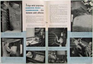 1956 General Motors Production Techniques Lengthen Vehicle Life Sales Brochure