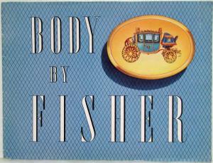 1956 Fisher Body General Motors Dealer Brochure History Craftsmans Guild Models