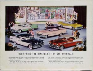 1956 Fisher Body General Motors Dealer Brochure History Craftsmans Guild Models