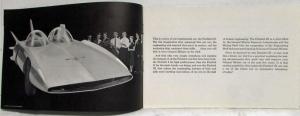 1959 General Motors Firebird III Sales Brochure