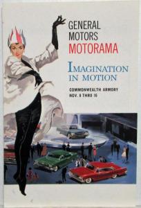 1959 General Motors Floor Plan of Exhibits and Shows at Motorama