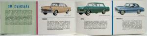 1962 General Motors Shareholders Brochure Specs/Pricing Chevrolet Pontiac Buick