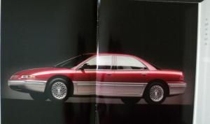 1993 Chrysler Concorde Original Color Prestige Dealer Sales Brochure