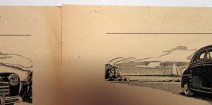 1946 Ford V8 Glides Smoother Than Ever Ad Proofs Spanish Text Orignal