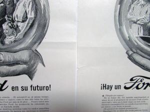 1946 Ford It Will Be The Pride Of The Whole Family Ad Proofs Orig Spanish Text