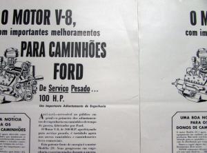 1946 Ford Trucks V8 Engines With Important Improvements Ad Proofs PortugueseOrig