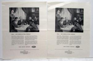 1945 Ford Hit The Nail On The Head Ad Proofs Original Spanish Text