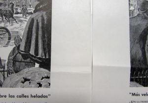 1945 Ford Faster Than A Race Horse Ad Proofs Original Spanish Text
