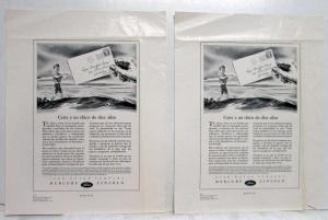 1944 Ford A Letter To A 10 Year Old Boy Ad Proof Spanish Original