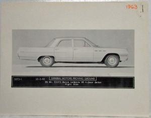 1963 Buick LeSabre V8 4-Door Sedan General Motors Proving Grounds Car Images