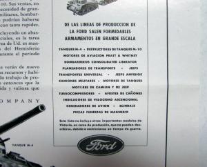 1947 Ford The Coolest Of All Ad Proofs Spanish Text Original
