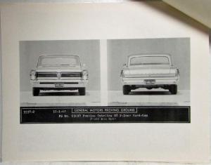1963 Pontiac Catalina V8 2-Door General Motors Proving Grounds Car Images