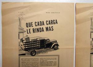 1941 Ford Truck Each Load Gives You More Ad Proofs Original Spanish Text