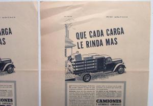 1941 Ford Truck Each Load Gives You More Ad Proofs Original Spanish Text