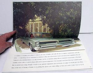1963 Pontiac Bonneville Star Chief Catalina Grand Prix Dealer Sales Brochure