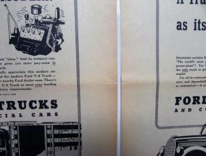 1940 Ford V8 Trucks A Truck Is As Modern As Its Engine Ad Proofs Original