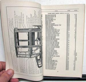 1915-1927 Ford Model T & TT Body Parts Book & Price List Original Car Truck