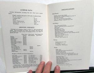 1928-1931 Ford Model A Restoration Manual Ford Motor Co Archives Dated 1955 Orig