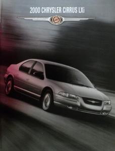 2000 Chrysler Cirrus LXi Original Color Sales Brochure