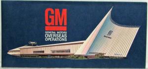 1964 General Motors Overseas Operations Sales Folder - Holden Vauxhall Opel