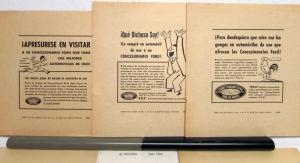 1940 Ford Trucks V8 Cars Used Vehicle Dealership Ad Proofs Spanish Text Orig